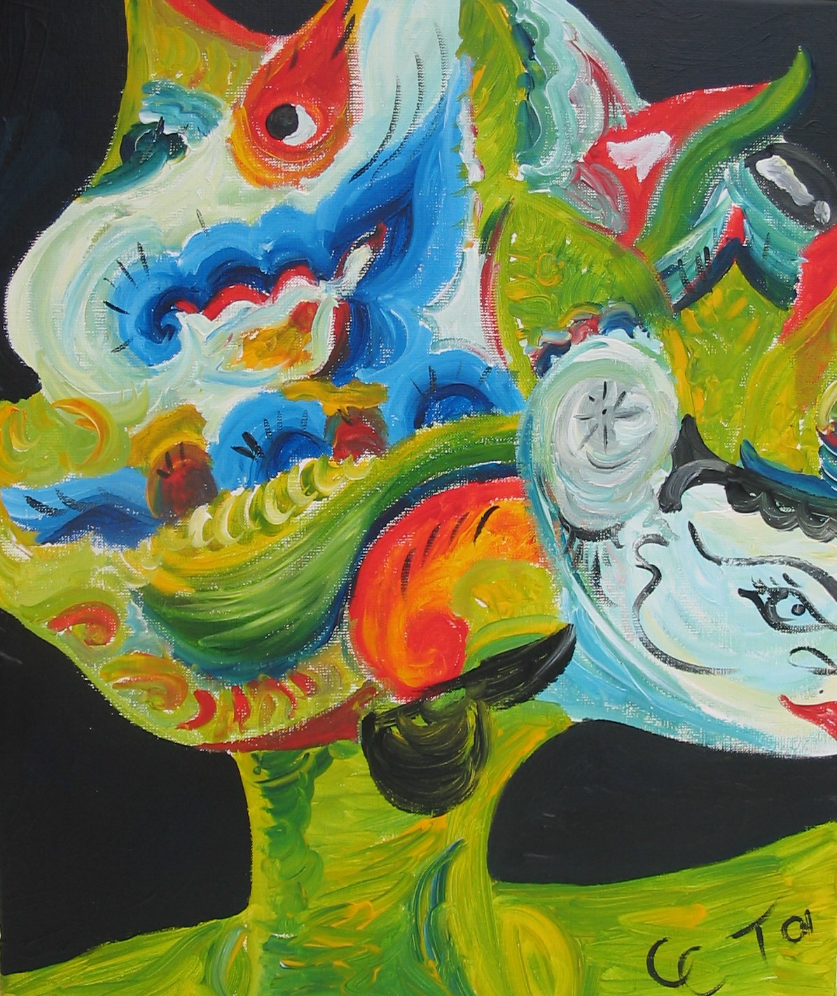 Commencement 2001 46x55cm