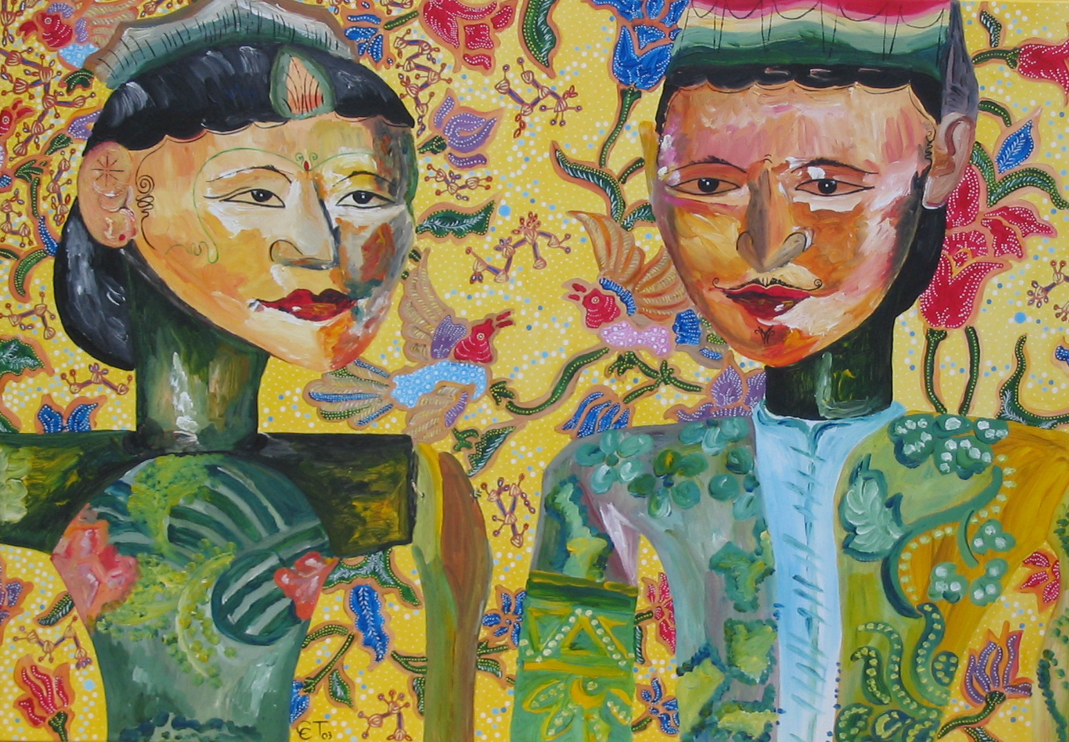 Le couple 2003 116x81cm