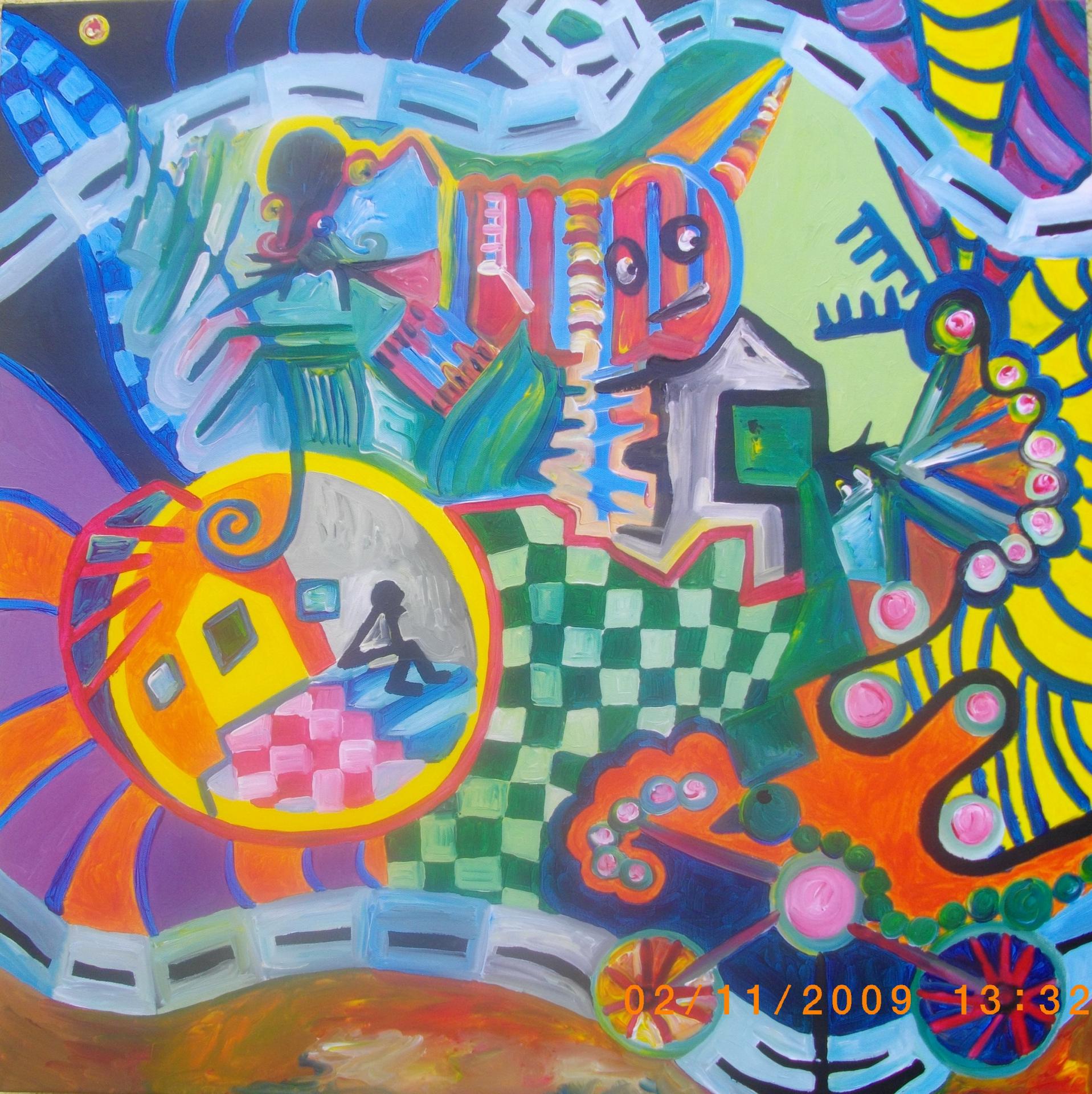 Reves 2009 80x80cm